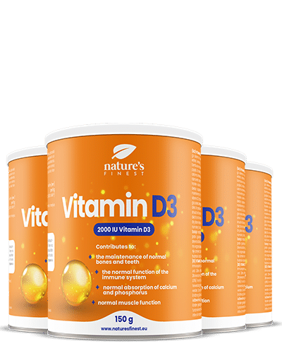 Vitamin D3 , Kvalitets Vitamin D3 , Sol Vitamin , Sundt Knoglesystem , Tænder , Muskler , Immunsystem , Fantastisk Smag , Uden Sukker , 3+1 , 450g