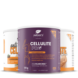 Cellulite PRO + 2x Anti Cellulite Coffee Scrub pakke