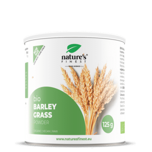 Økologisk byggræspulver