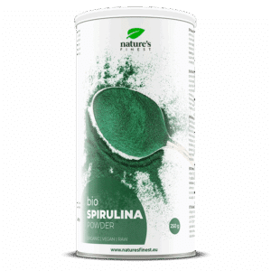 Økologisk spirulina i pulverform