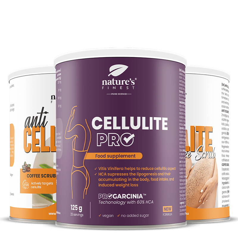 Cellulite PRO + 2x Anti Cellulite Coffee Scrub GRATIS