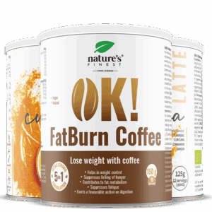 2x Golden Curcuma latte + OK!Fatburn Coffee pakke