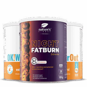 Night FatBurn Extreme + 2x OK!WaterOut pakke