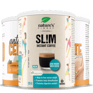 Sl!m Coffee + 2x Kaffescrub mod cellulite pakke
