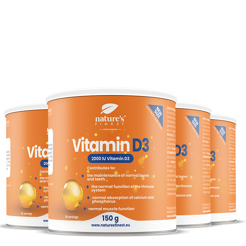 D3-vitaminpulver 3+1 GRATIS