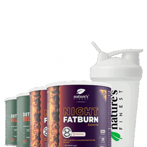 2x Detox Belly Burn + 2x Night FatBurn Extreme + NF Shaker