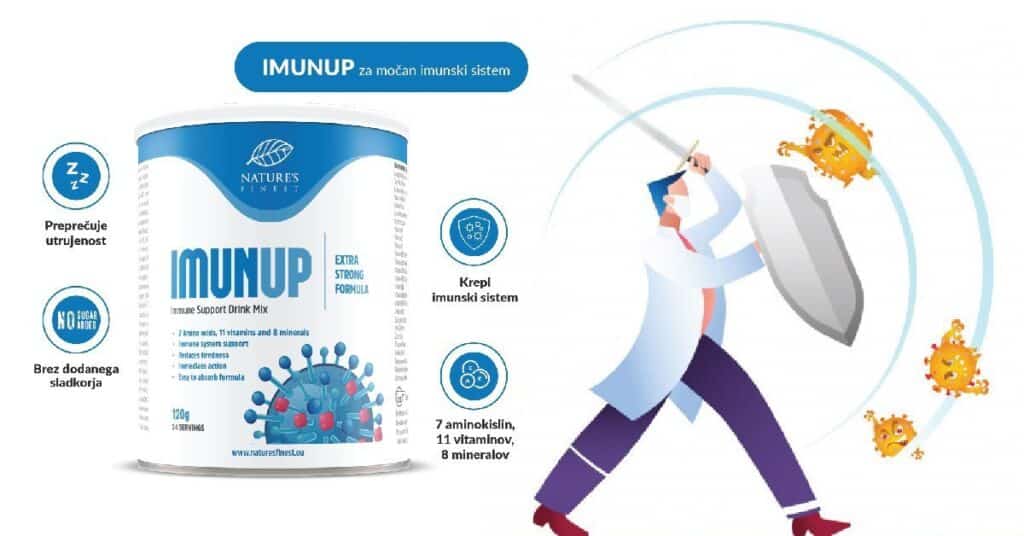 2x IMUNUP + D3-vitaminpulver
