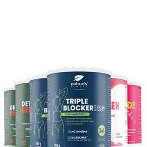 2x Detox Belly Burn + 2x Triple Blocker PRO + B-Kompleks + Vitamin D3 + Vitamin C GRATIS