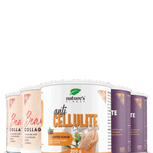 2x Cellulite PRO + 2x Beauty Collagen with Hyaluron + Anti Cellulite Coffee Scrub
