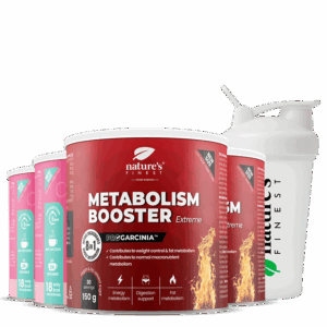 2x Beauty Tea with Hyaluron + 2x Metabolism Booster Extreme + NF shaker pakke